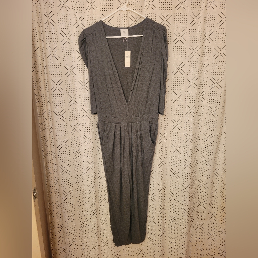 HD in Paris - Stylish Gray Jumpsuit